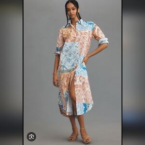 Maeve Multicolor Patchwork Maxi Dress